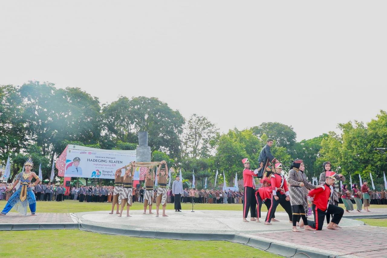 Upacara Hari Jadi Klaten Dibalut Fragmen Sejarah Penuh Makna
