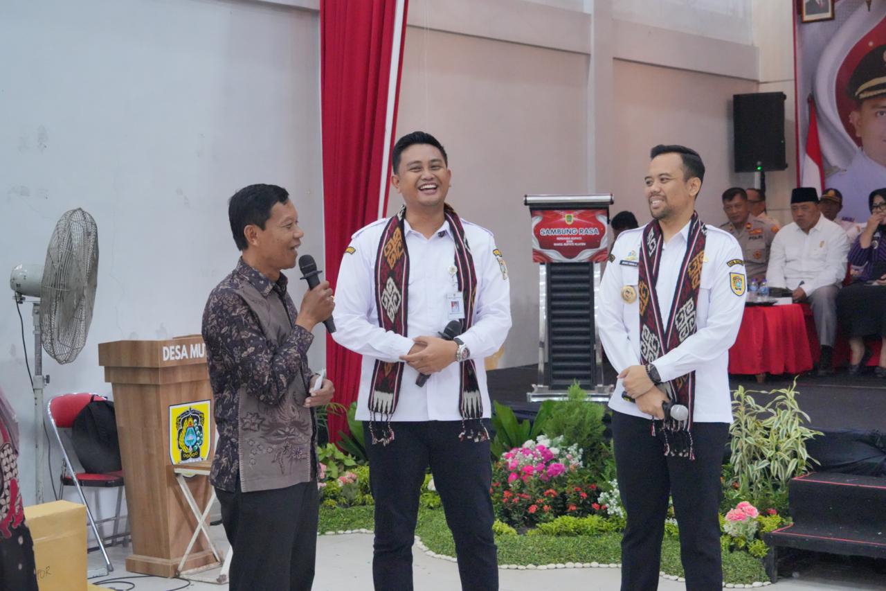 Sambung Rasa di Desa Mutihan, Mas Hamenang Setujui Usulan Rehab Balai Desa