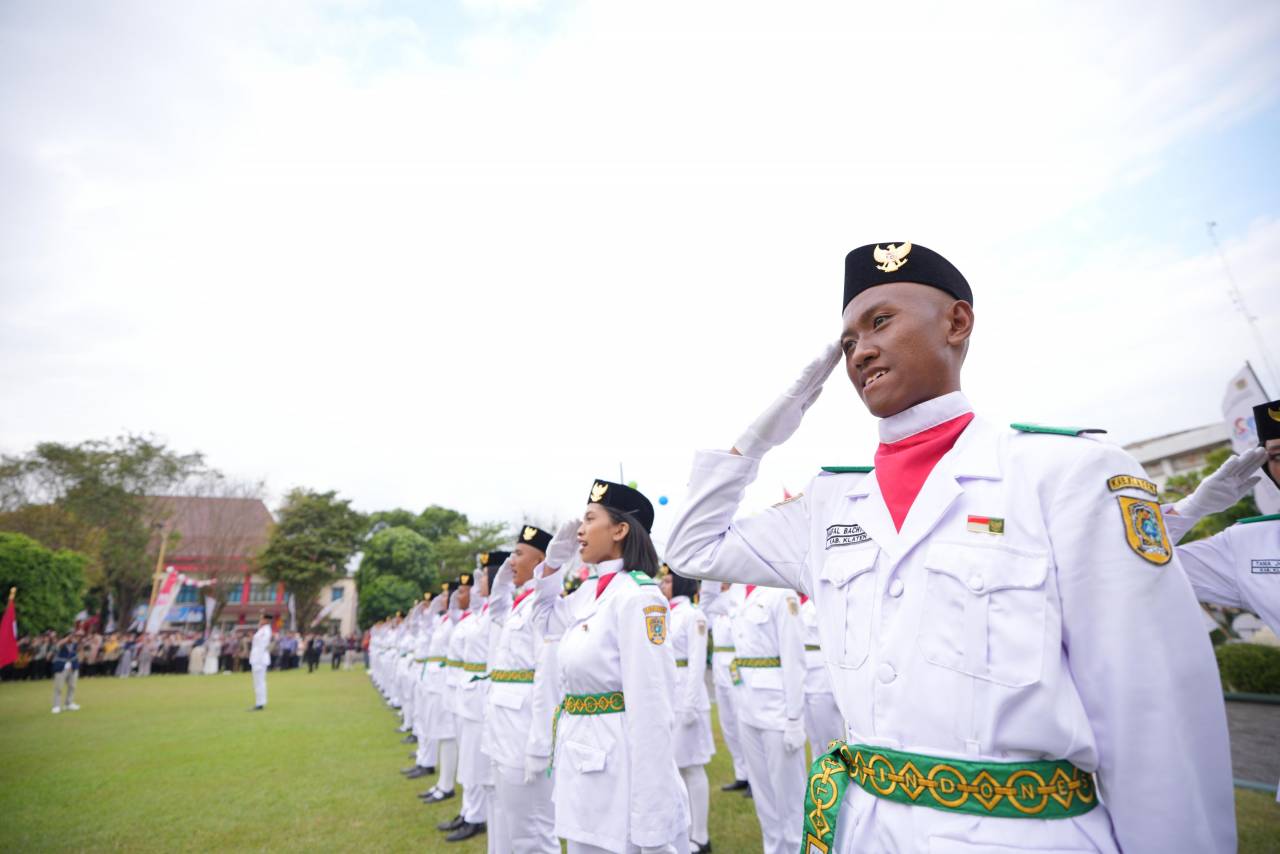 75 Anggota Paskibraka Kabupaten Klaten Dikukuhkan