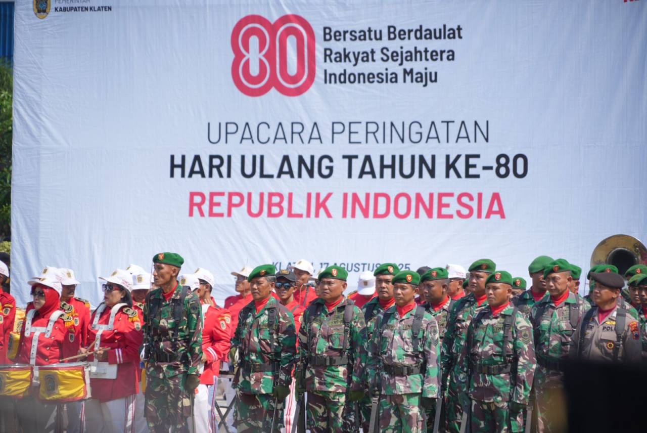 Upacara 17-an : Mas Hamenang  Ajak Generasi Muda Satukan Langkah Membangun Klaten
