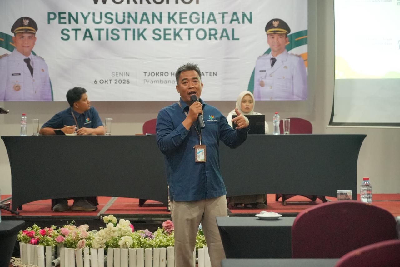 Diskominfo Klaten Tingkatkan Tata Kelola Data Lewat Workshop Statistik Sektoral