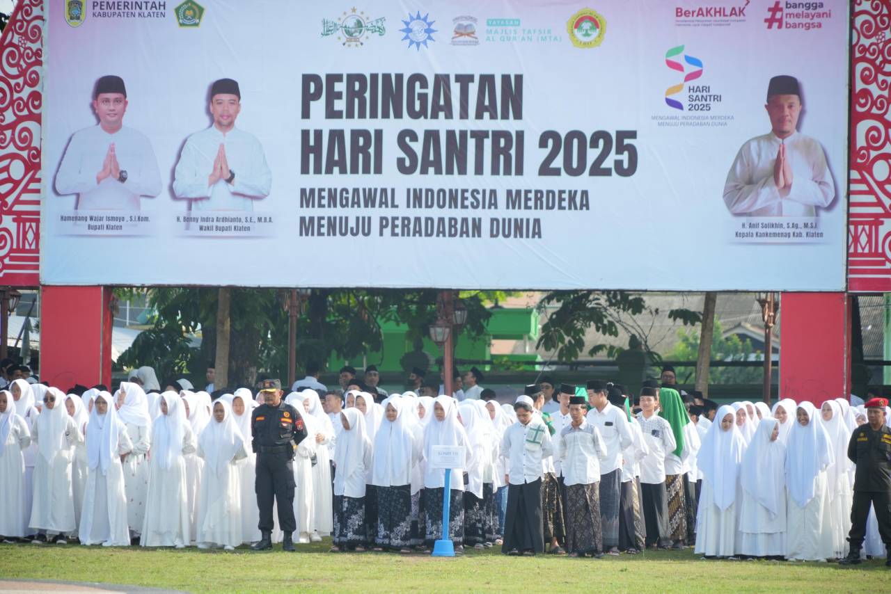 Peringatan HSN 2025, Santri Klaten Diharapkan Turut Serta Dalam Pembangunan Bangsa