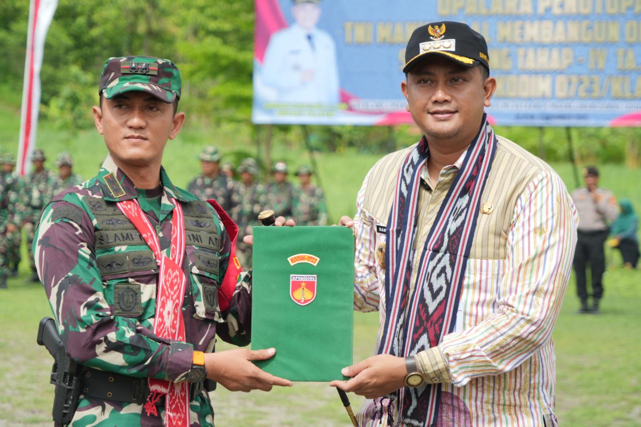 TMMD Desa Kaligayam Selesai 100% : Warga Senyum Sumringah Dibuatkan Akses Jalan Baru