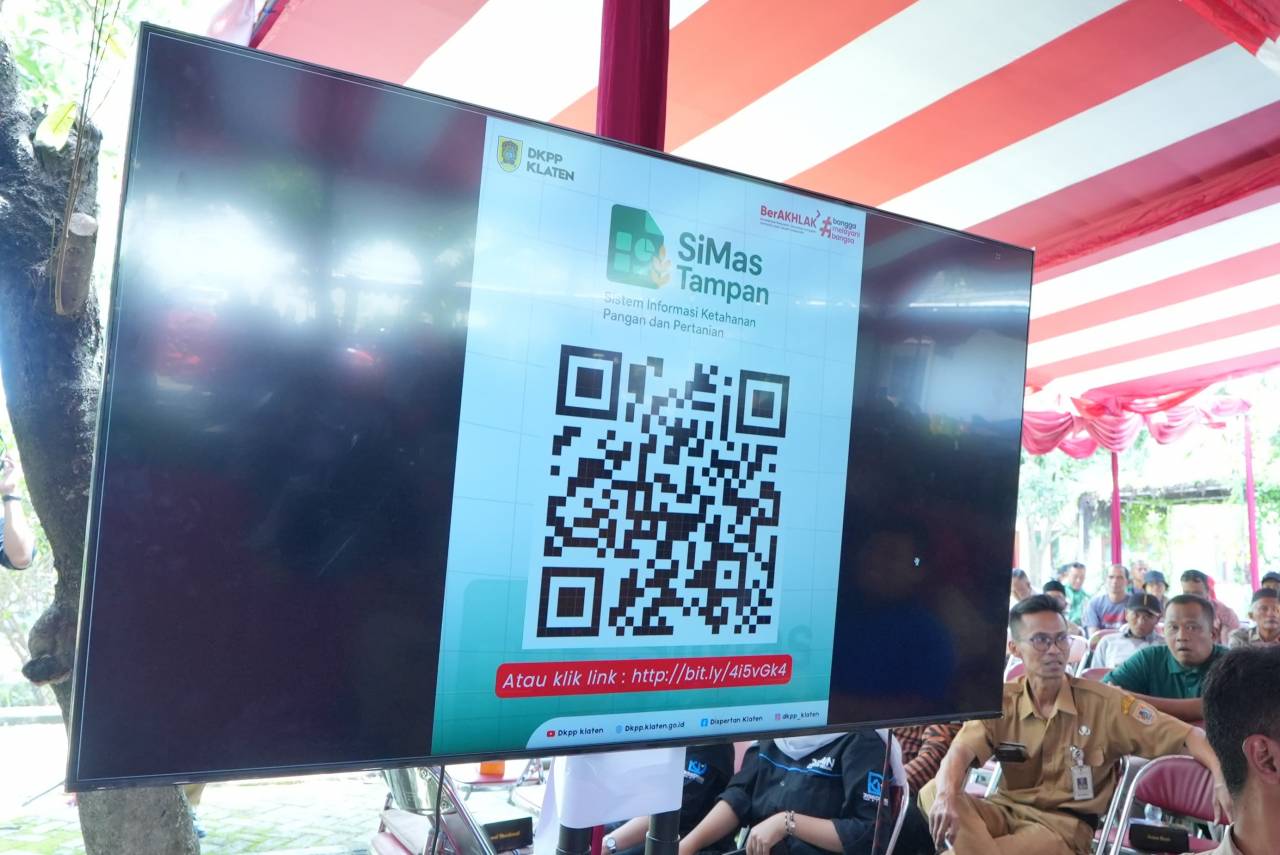 Dukung Petani, Pemkab Klaten Kucurkan Hibah Rp10,6 Miliar dan Luncurkan SIMAS TAMPAN