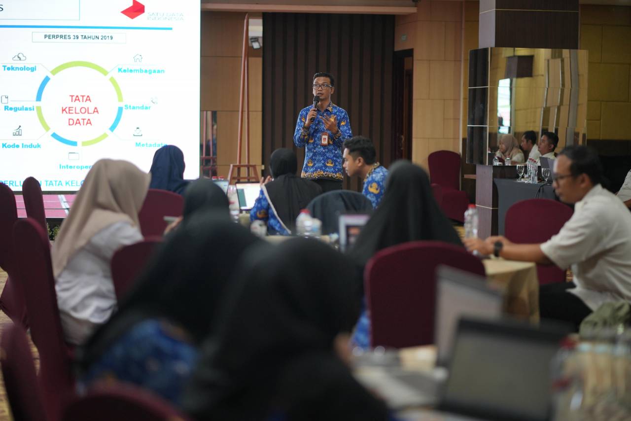 Perkuat Satu Data Klaten, Diskominfo Klaten Gelar Bimtek Penyusunan Data Geospasial dan Statistik Sektoral