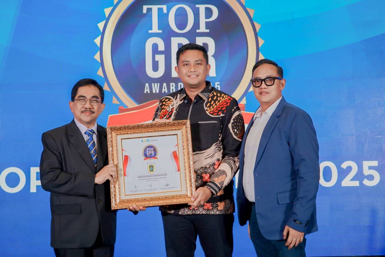 Pemkab Klaten Raih Penghargaan Top GPR Award 2025, Mas Bupati : Sarana Perkuat Branding Daerah