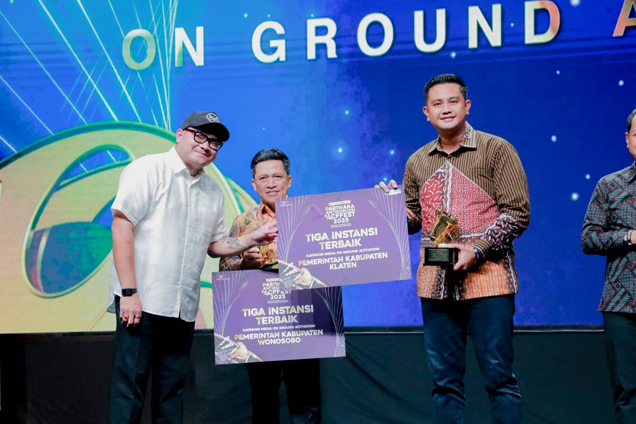 Keren! Pemkab Klaten Raih Penghargaan Pariwara Antikorupsi 2025