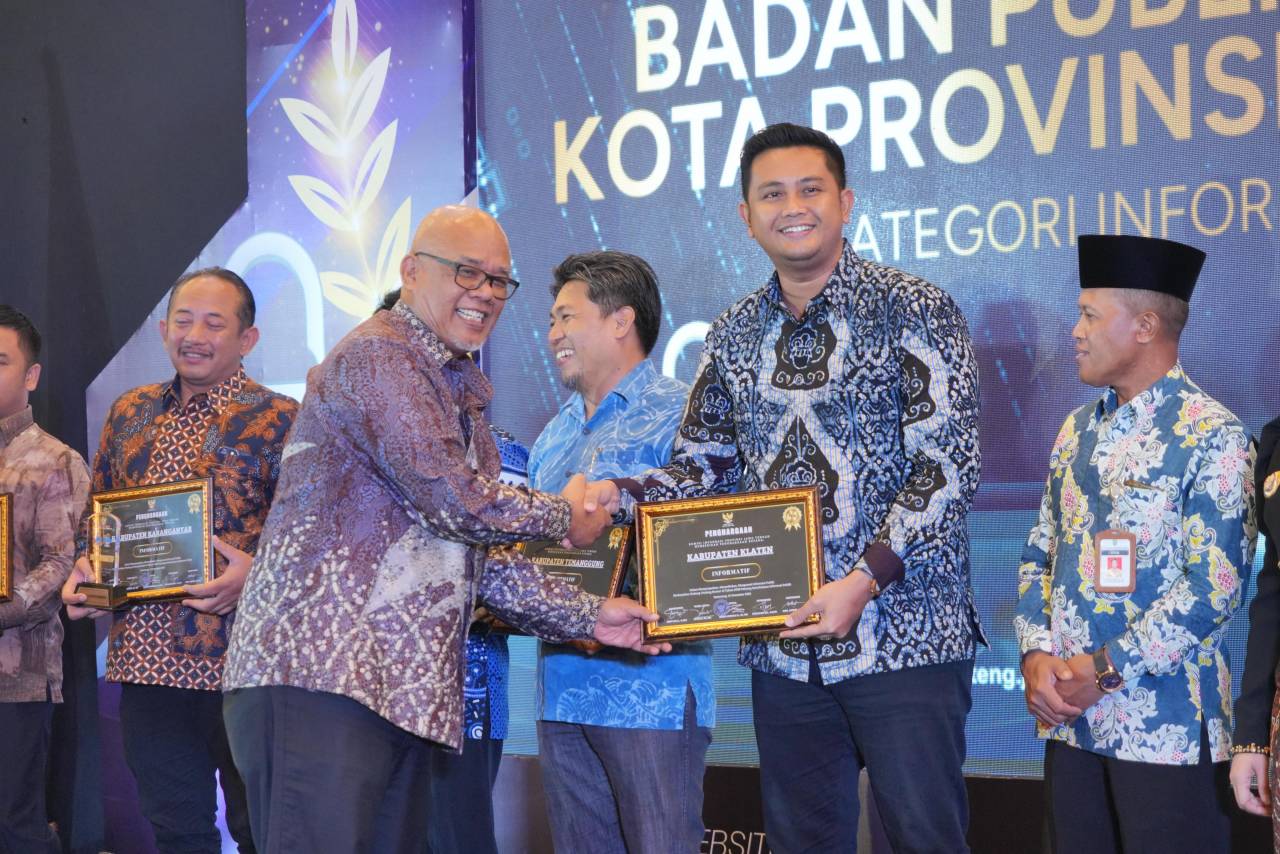 Raih Anugerah KIP Jateng 2025, Klaten Pertahankan Predikat Kabupaten Informatif
