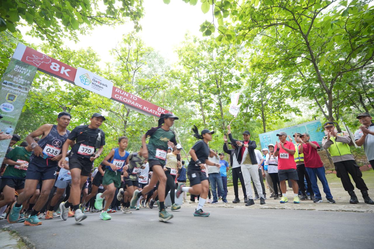 Kenalkan Geopark Klaten, Pemkab Klaten Gelar Run To Geopark