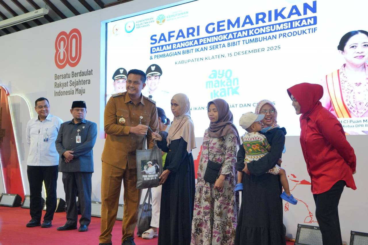 Safari Gemarikan Dorong Konsumsi Ikan dan Turunkan Stunting di Klaten