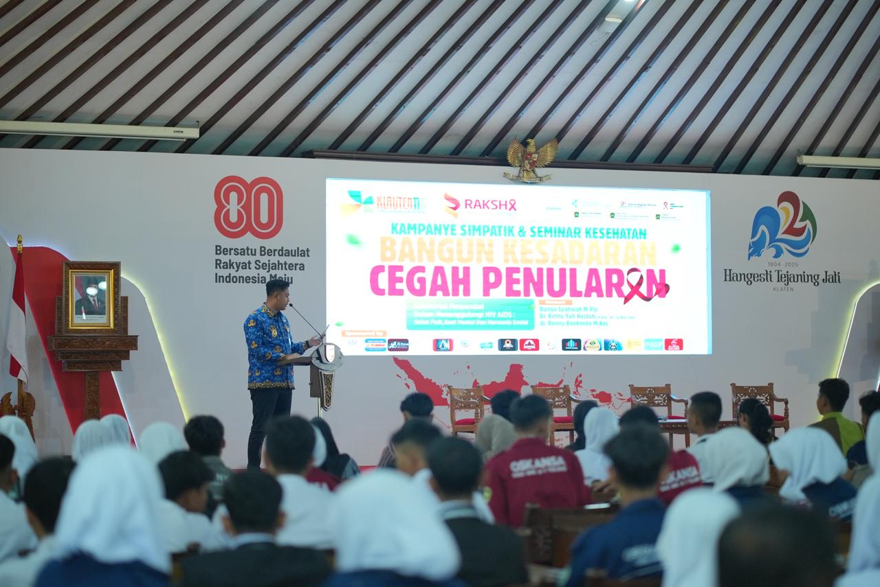 Ratusan Pelajar Klaten Ikuti Kampanye dan Seminar Penanggulangan HIV/AIDS