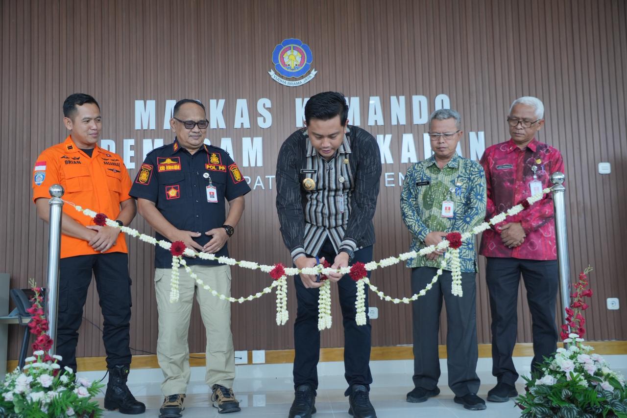 Mako Damkar Klaten Diresmikan, Dilengkapi Hidran dan Akses Respon Cepat