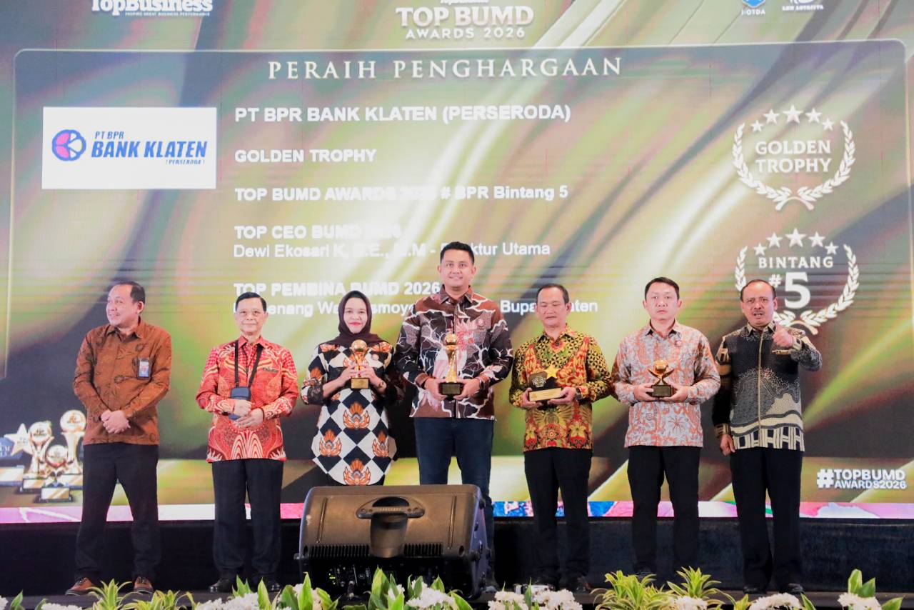 Klaten Sabet Delapan Penghargaan di Ajang Top BUMD Awards 2026