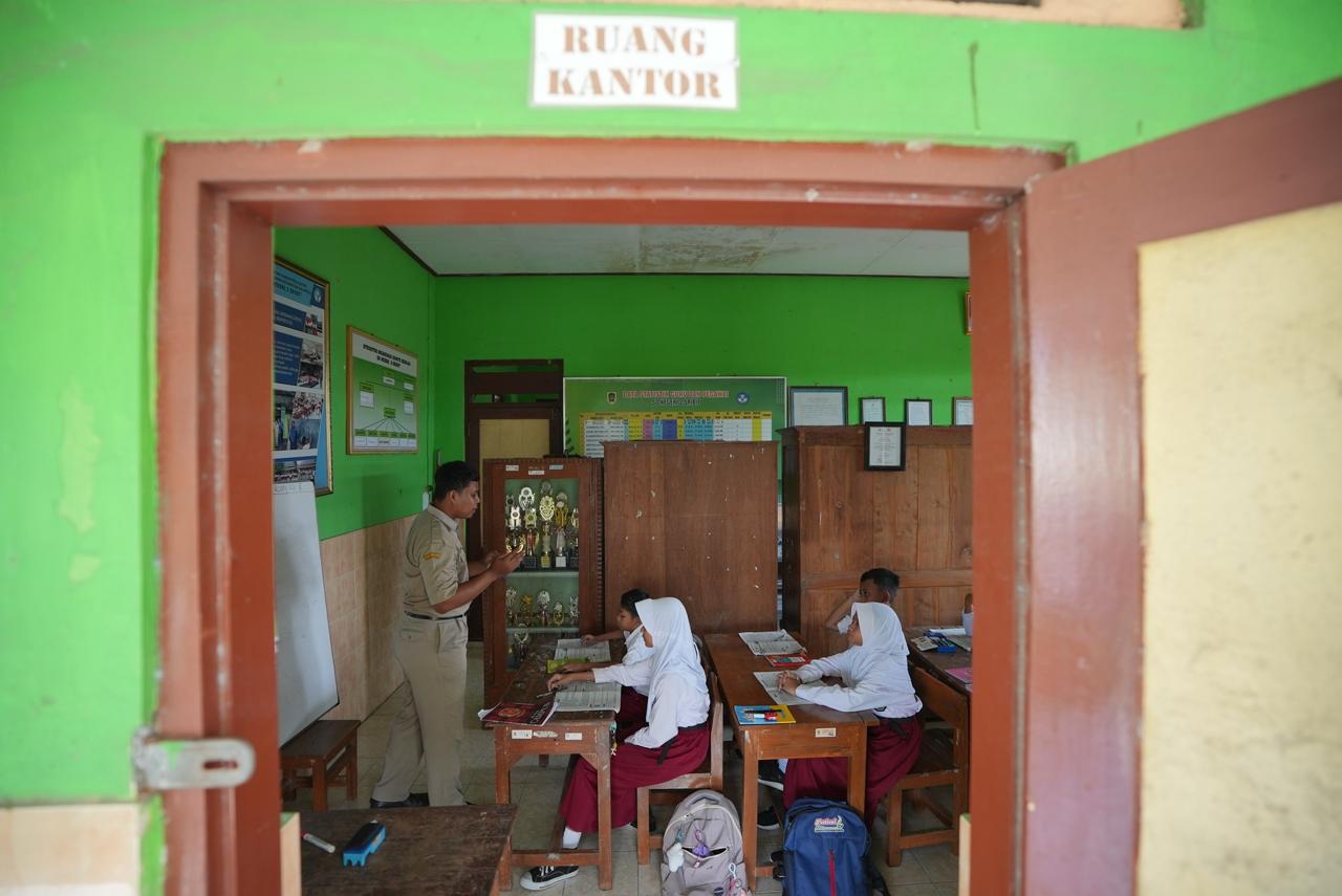 Pasca Atap Roboh, KBM SDN 2 Sribit Berlangsung Normal
