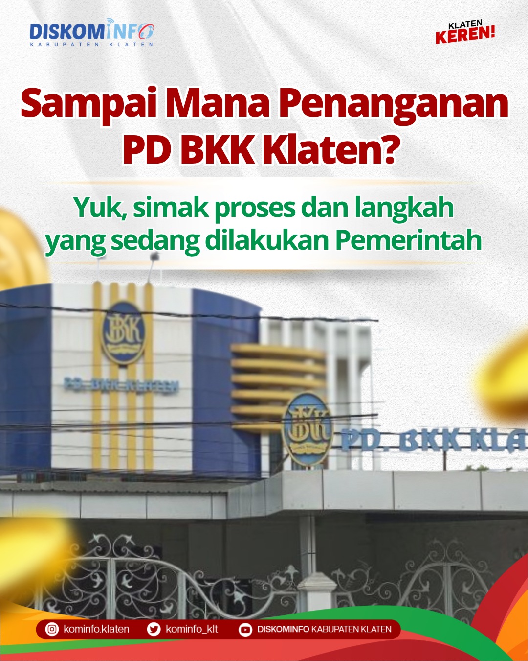 Update Penanganan PD BKK Klaten