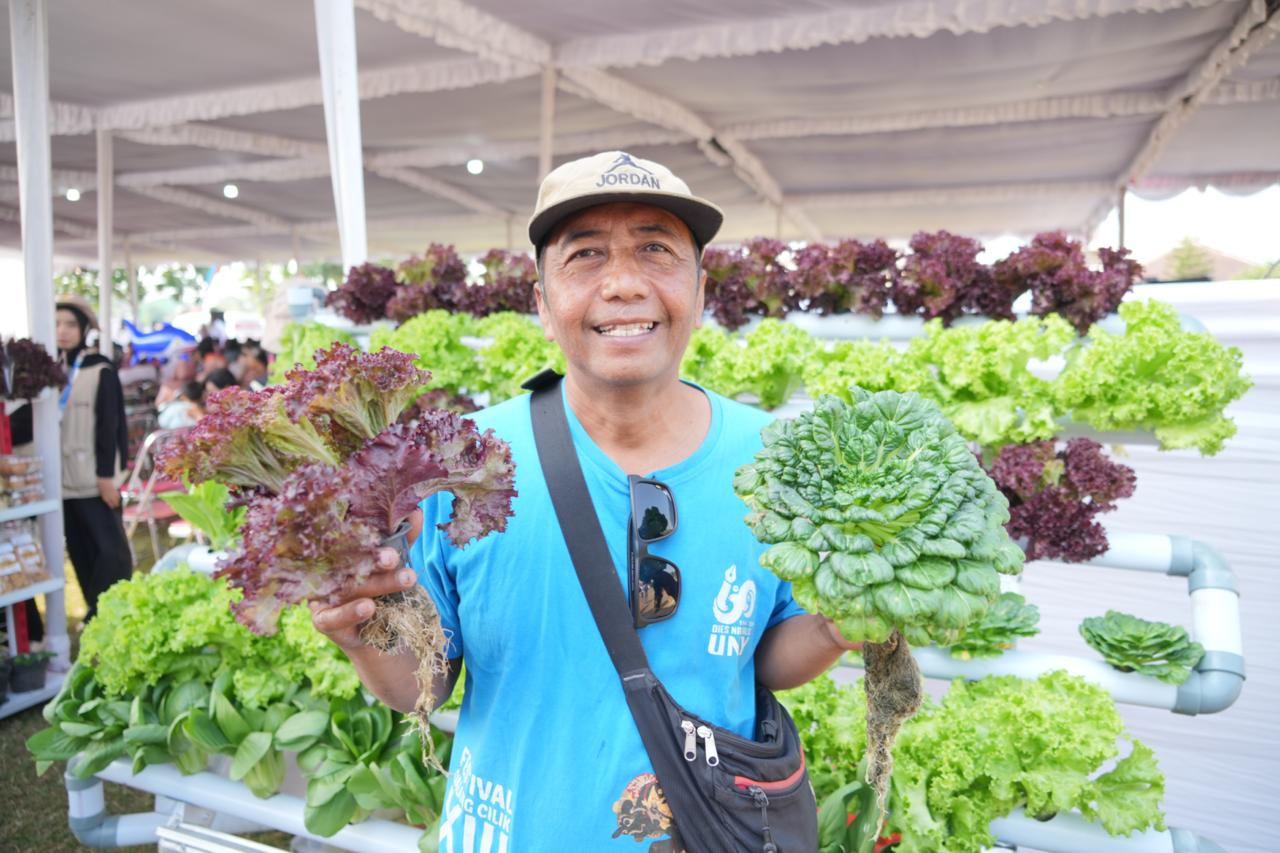 Amarta Sayur Hidroponik Desa Tambakan, Kenalkan Hasil Panen Berkualitas di Sambung Rasa
