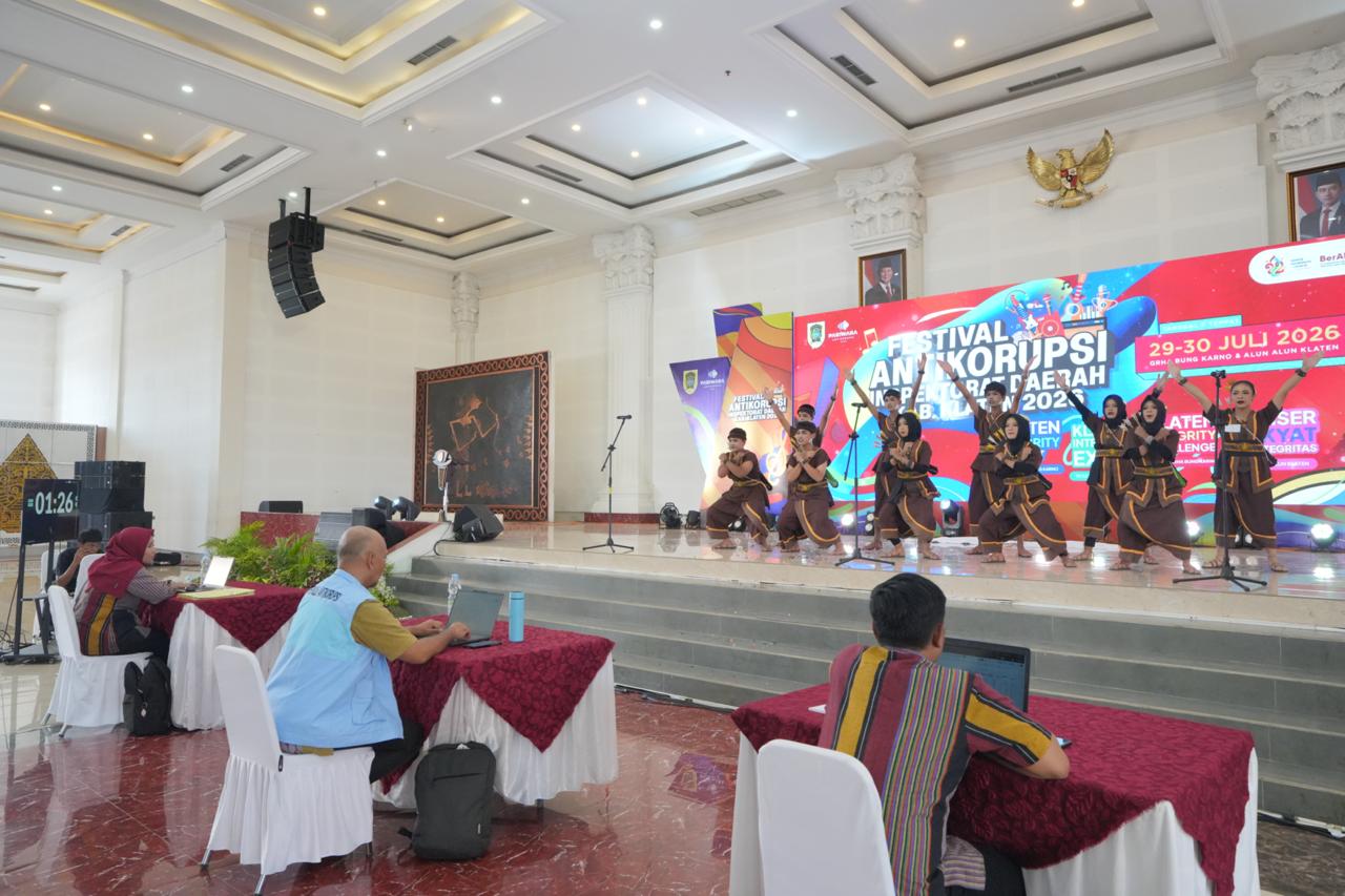 Ratusan Pelajar Ikuti Klaten Integrity Challenge di Festival Antikorupsi 2026