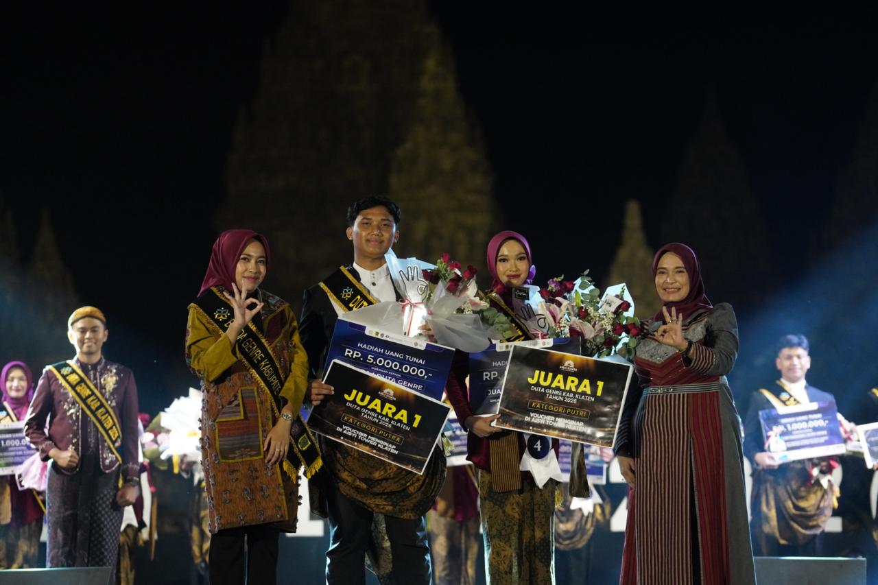 Nizar Fahmi dan Syifa Andini Resmi Jabat Duta GenRe Klaten 2026