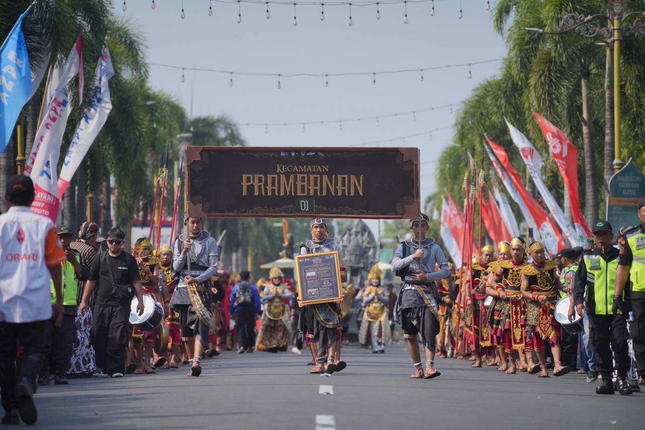 Karnaval Budaya Klaten Angkat Jejak Kejayaan Mataram Kuno