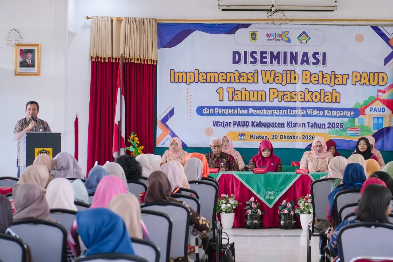 Klaten Gaungkan Wajib Belajar 13 Tahun Lewat Diseminasi PAUD dan Lomba Video